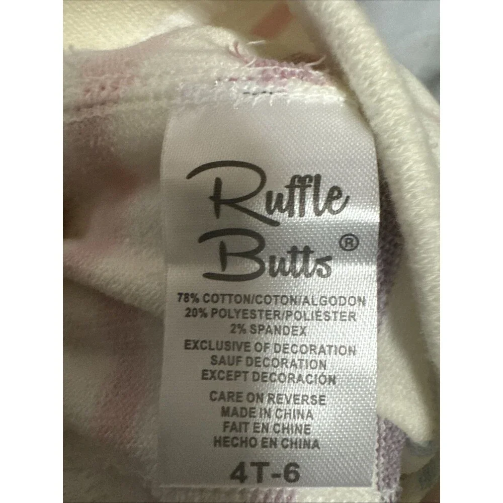 Girls Ruffle Butts Long sleeve Shirt And Pants Set 4/5 T